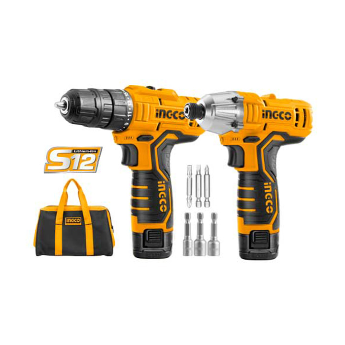 Ingco-Aku-Set-Odvijac+Busilica-CKLI1201-12V-1,5Ah Ingco aku set odvijač+bušilica CKLI1201 12V/1,5Ah