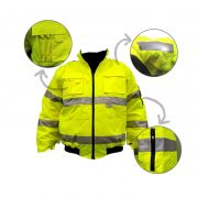 Jakna CLOVELLY žuta fluo XXL OD-1464