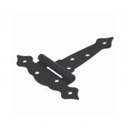 Šarka T crna dekorativna 150x4mm ZTO150 89212