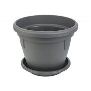 Saksija Gerber sa podmetačem Fi45 antracit siva 10188 Saksija Gerber sa podmetačem Fi45 antracit siva 10188